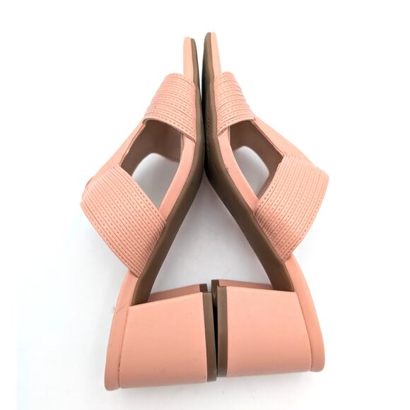 Bandolino Merily 3 Heeled Sandal Open Square Toe Women's Pink Size US6M EU37 - Picture 7 of 11